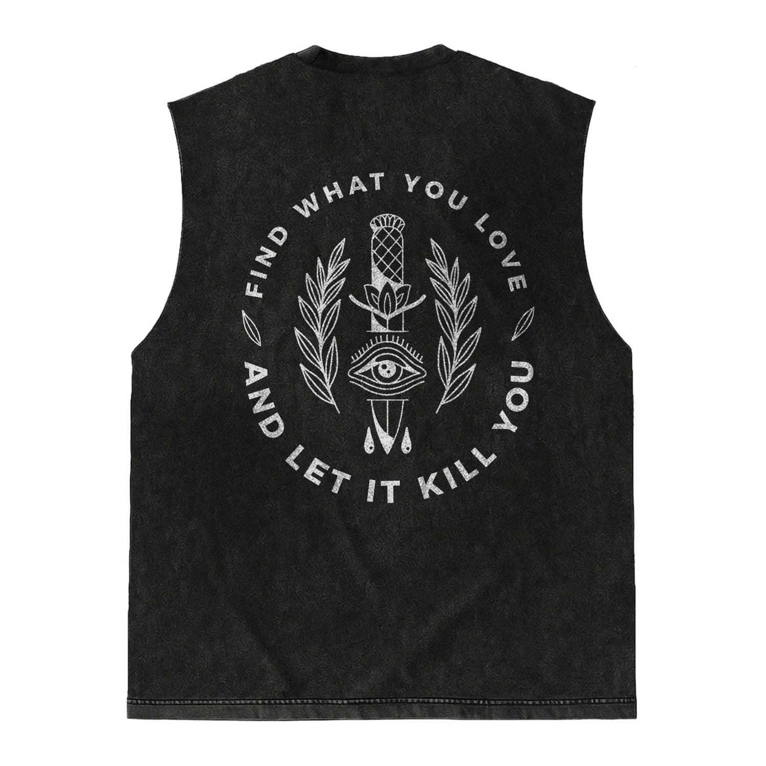 Regata Oversized WNC Find What You Love Preto Vintage