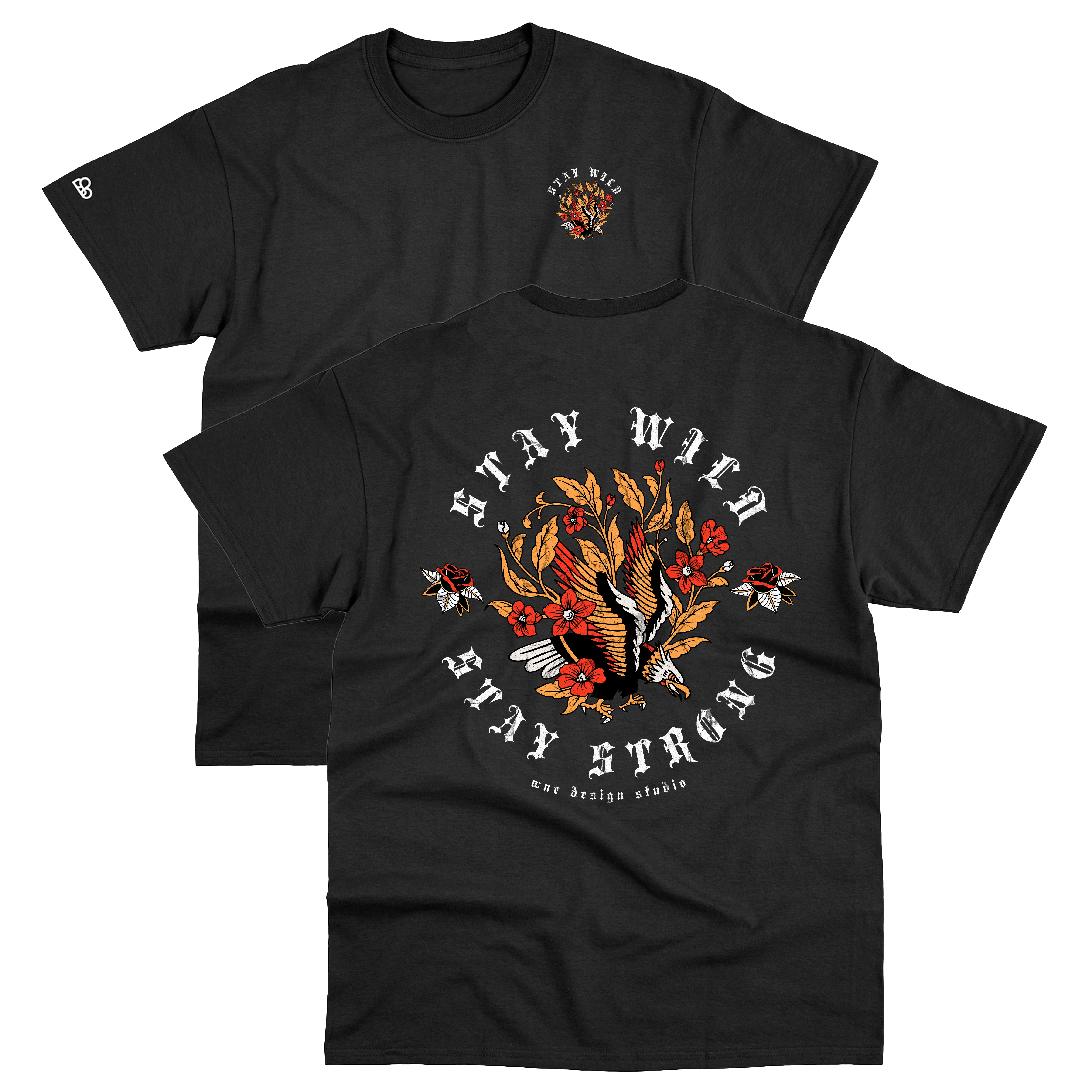 Camiseta Basic WNC Stay Wild Preto