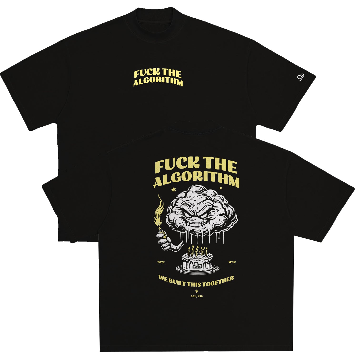 Camiseta Oversized Fuck the Algorithm - Edição Aniversário