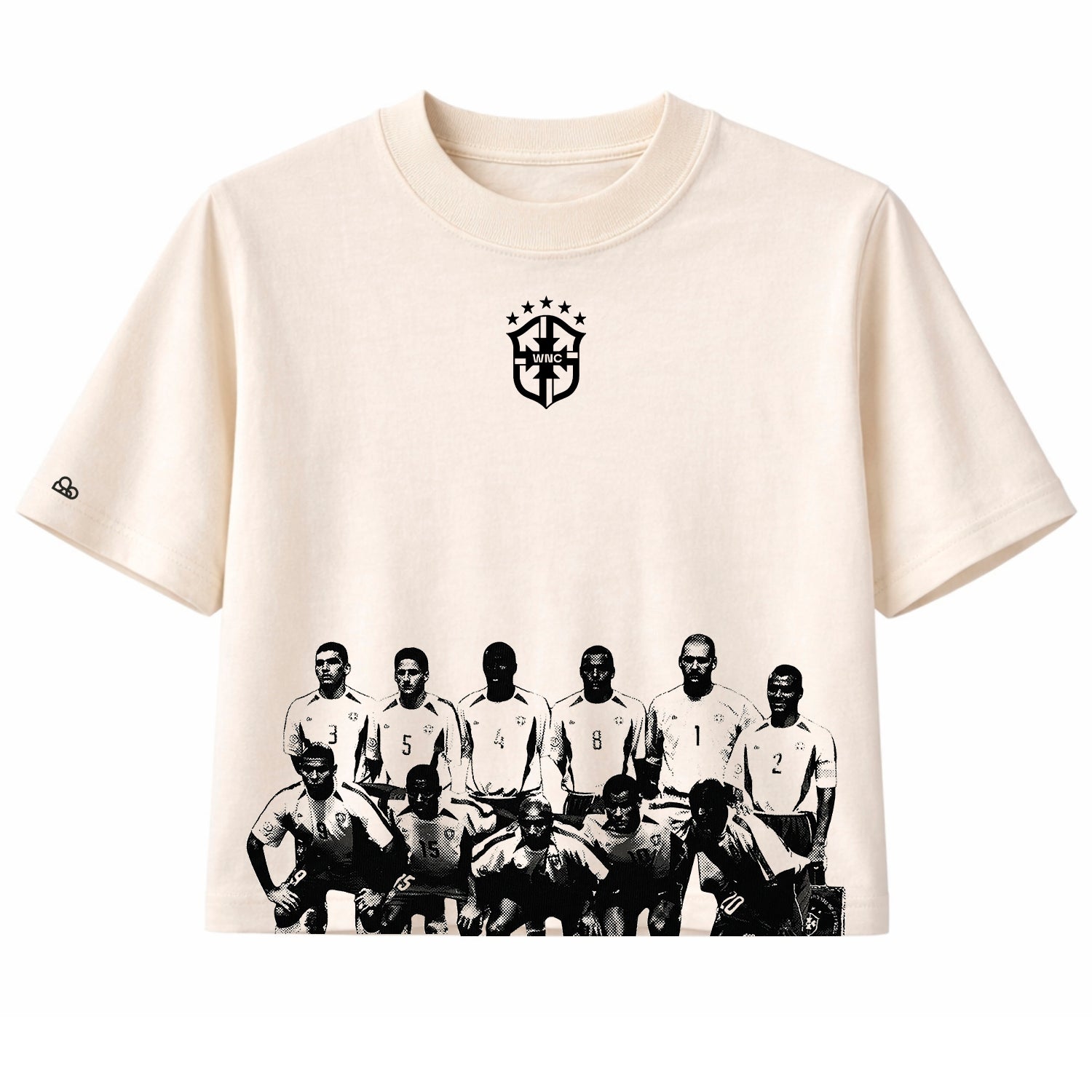 Cropped Oversized Seleção Penta 2002 Off White