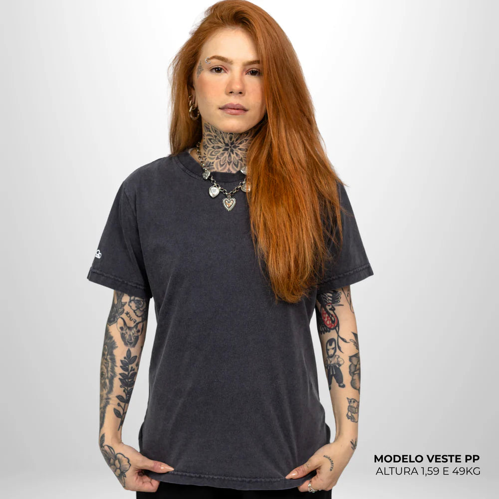 Camiseta Basic WNC Lisa Cinza