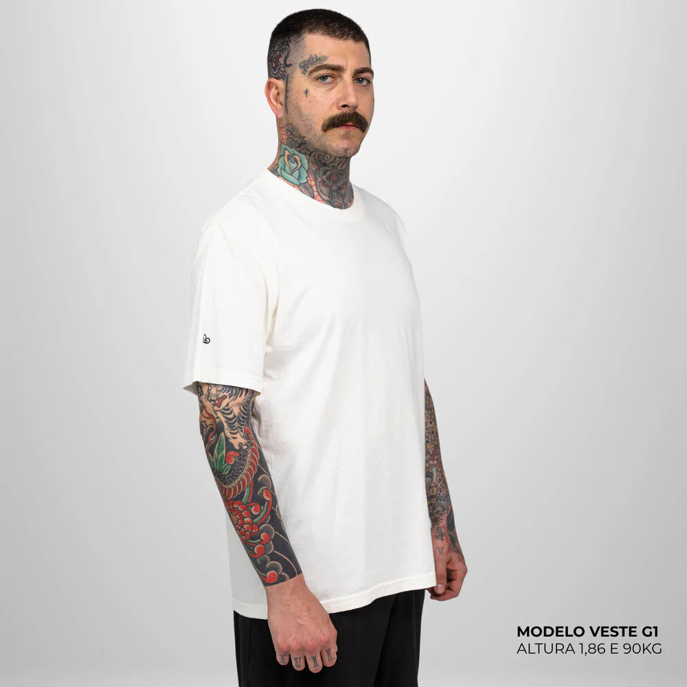 Camiseta Basic WNC Lisa Off White