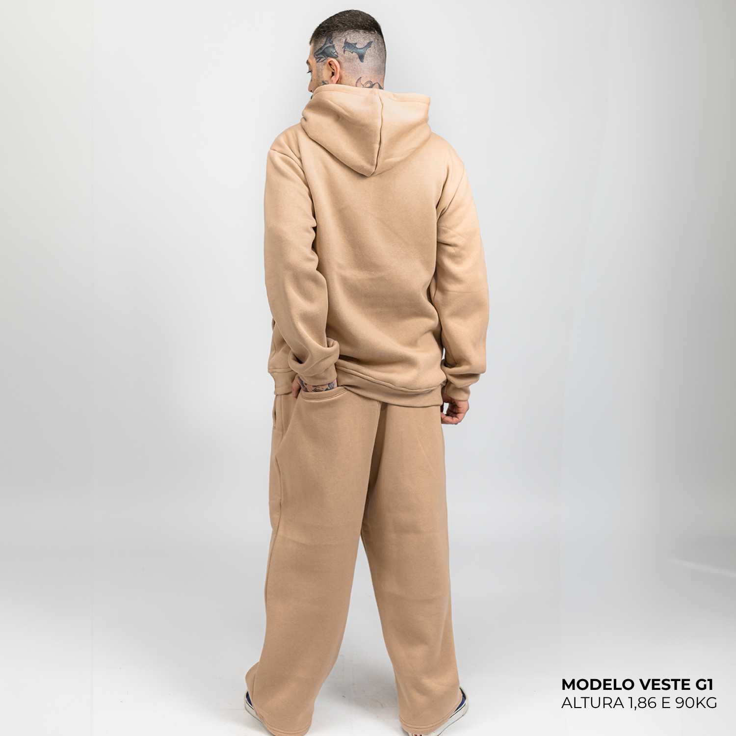 Conjunto Moletom Comfort Bege