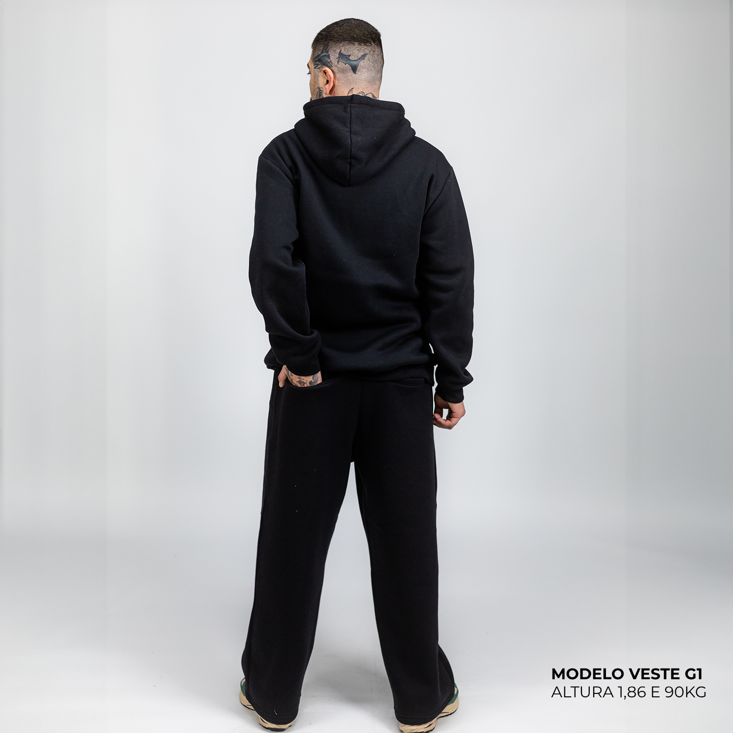 Conjunto Moletom Comfort Preto