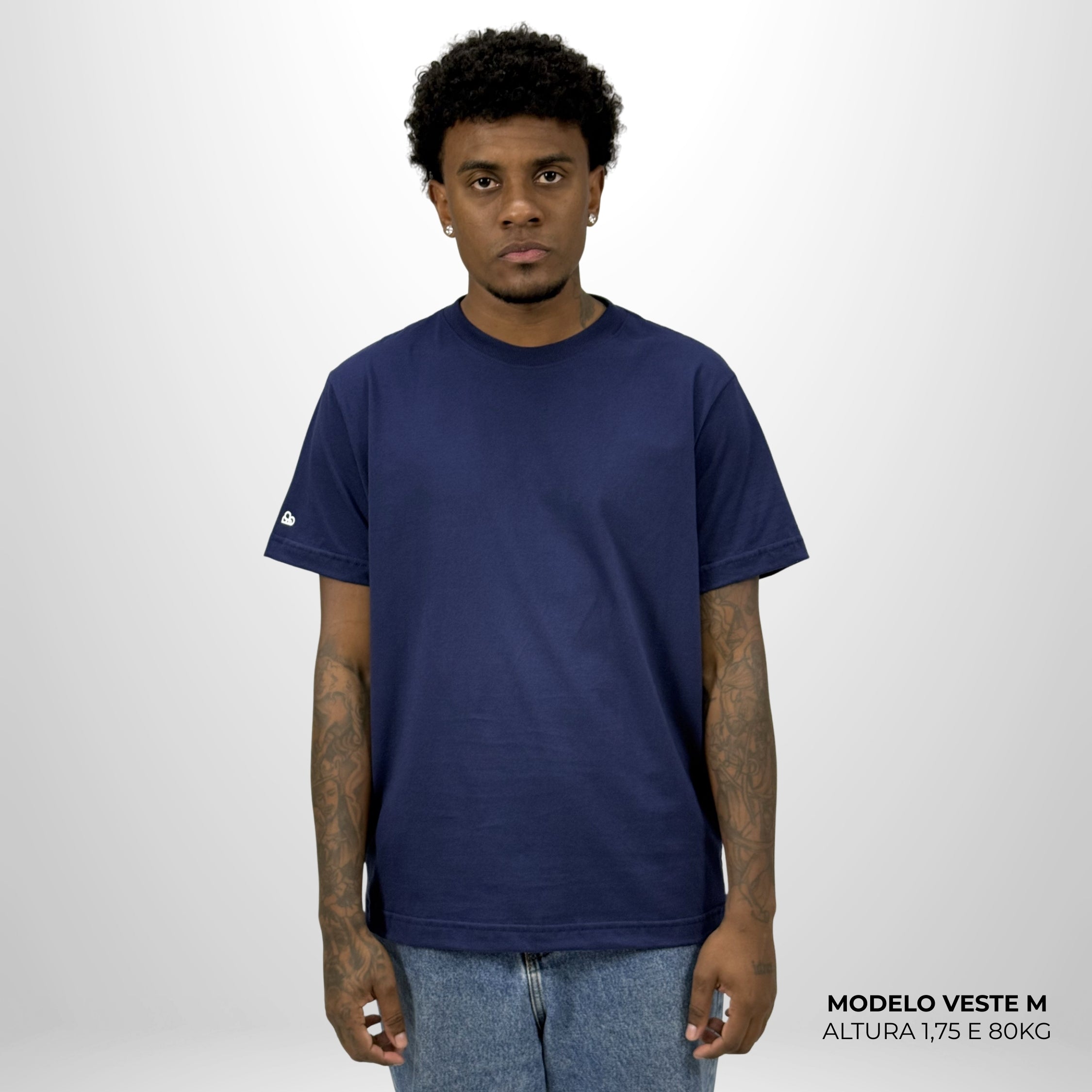 Camiseta Basic WNC Lisa Azul Marinho