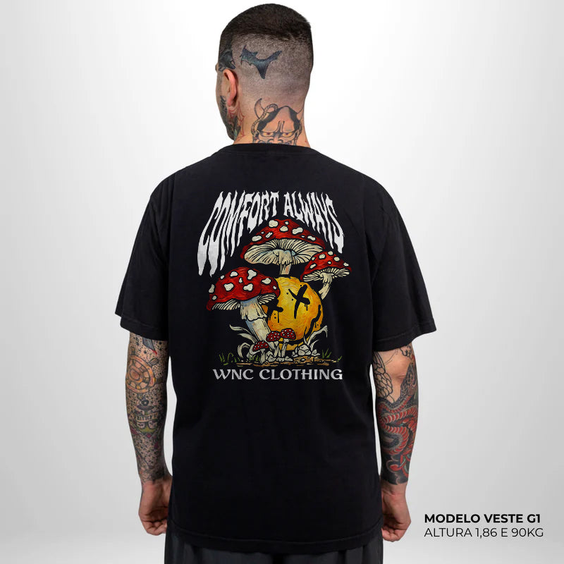 Camiseta Basic WNC Smile Preto