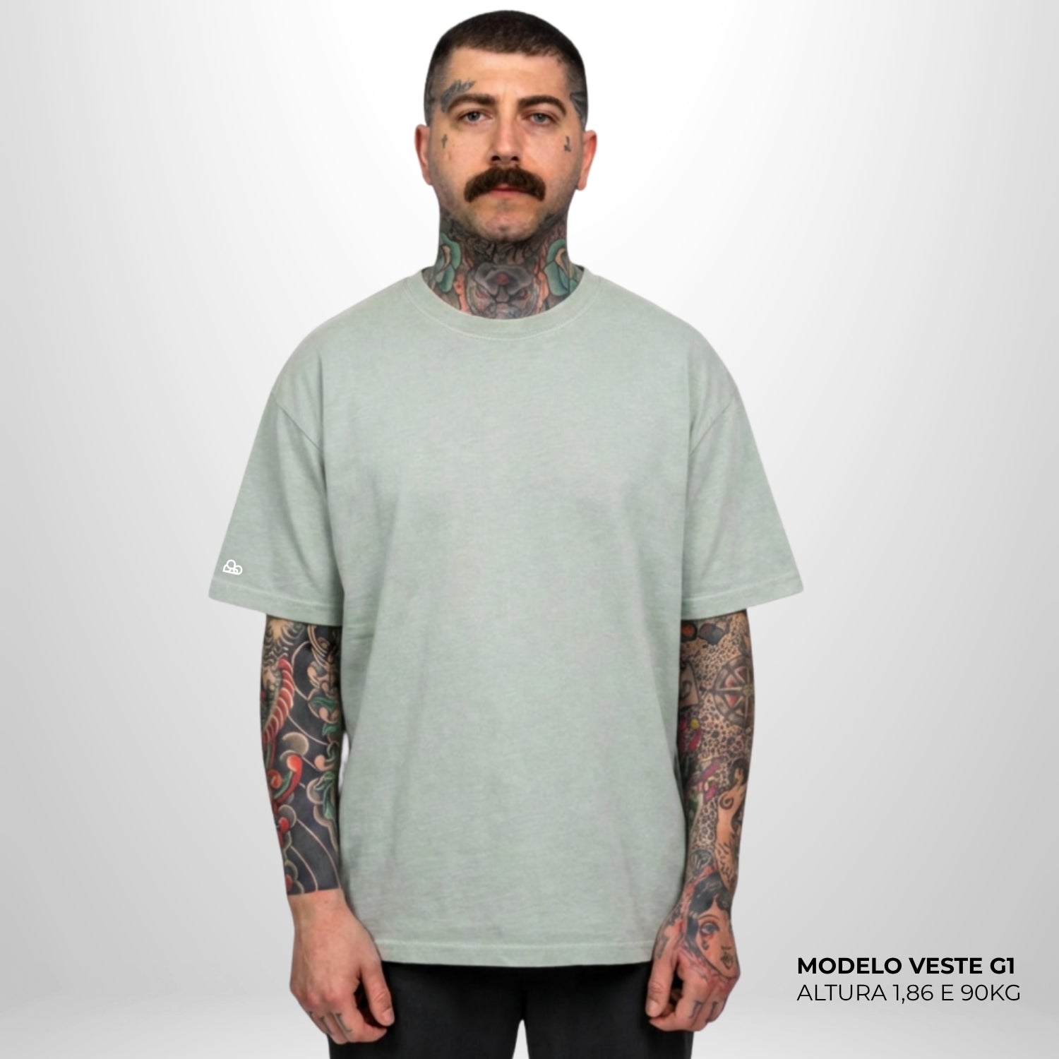 Camiseta Basic WNC Lisa Verde Claro