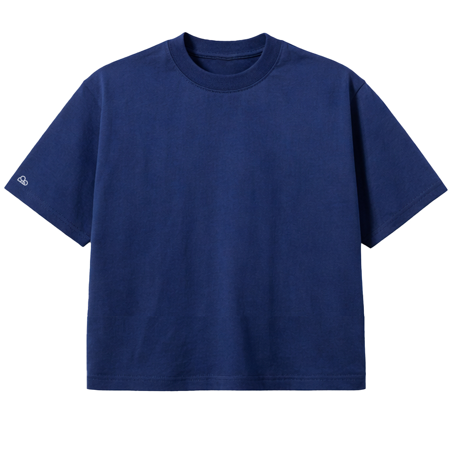 Camiseta Boxy WNC lisa Azul Marinho