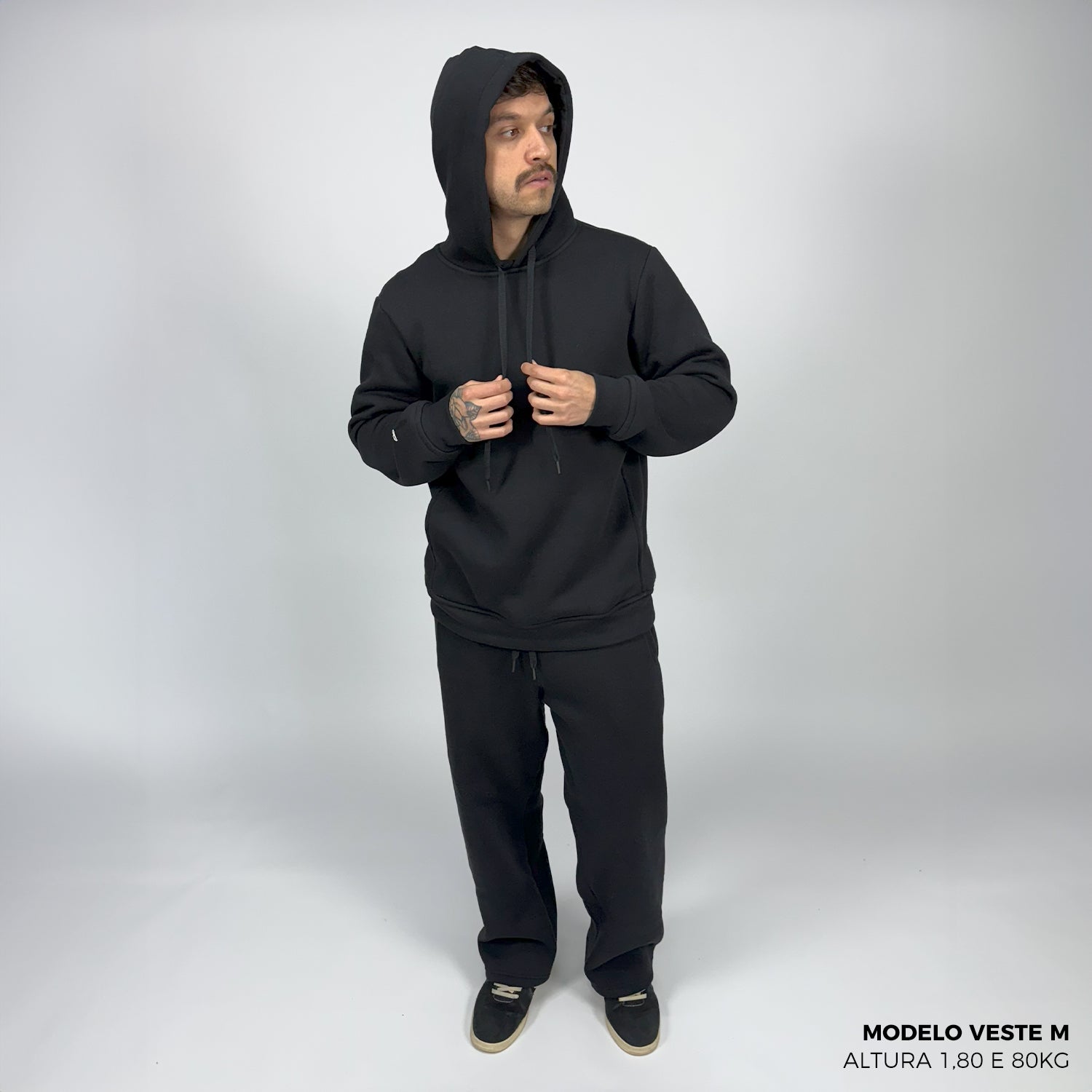 Conjunto Moletom Comfort Preto