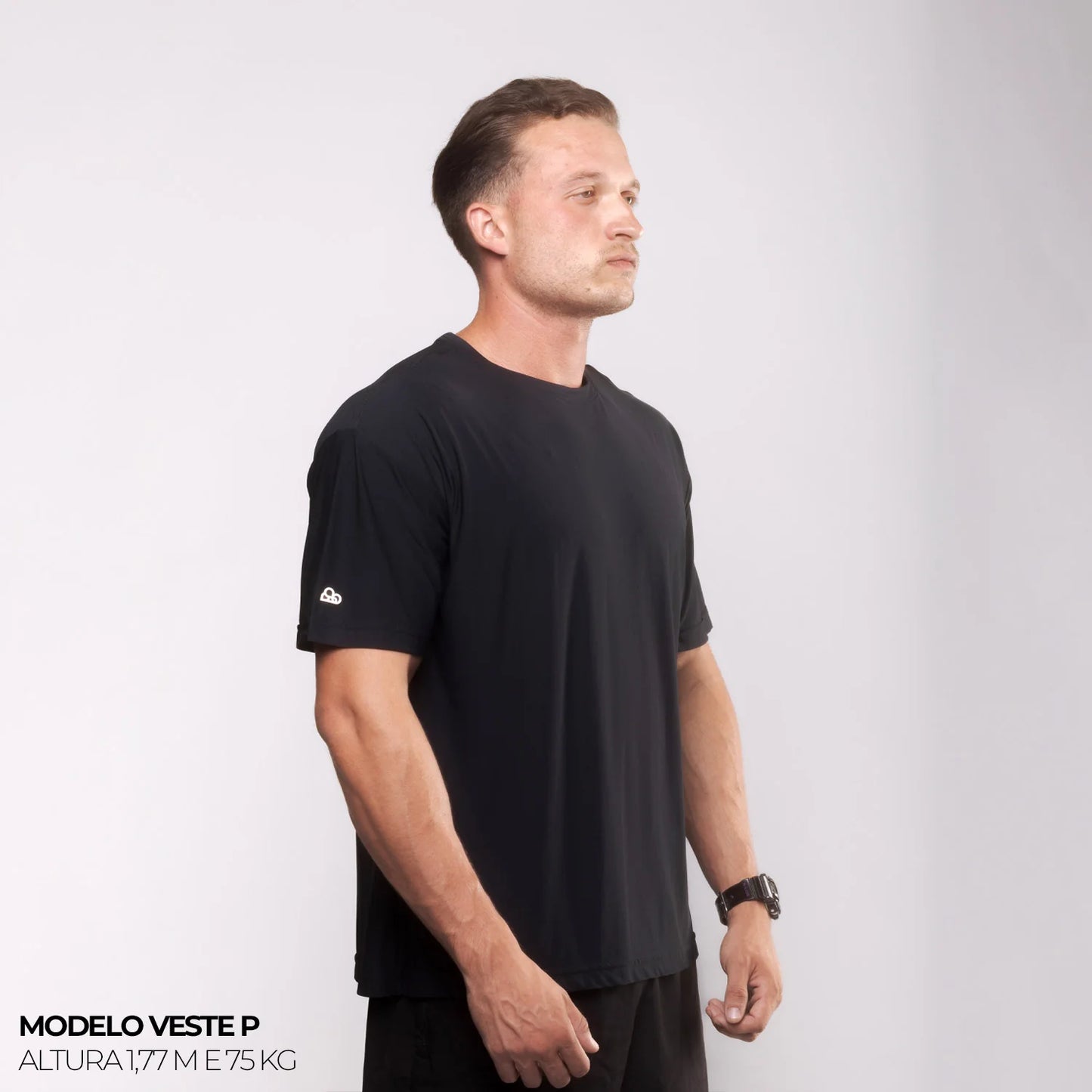 Camiseta Performance Anti Odor Preta