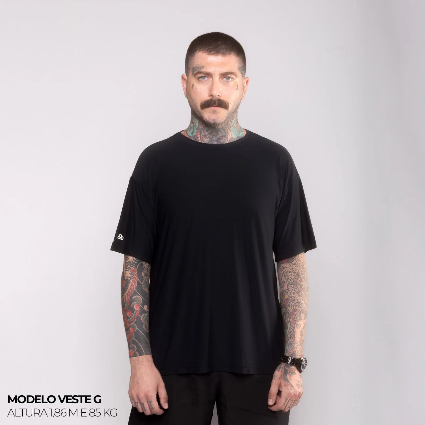 Camiseta Performance Anti Odor Preta