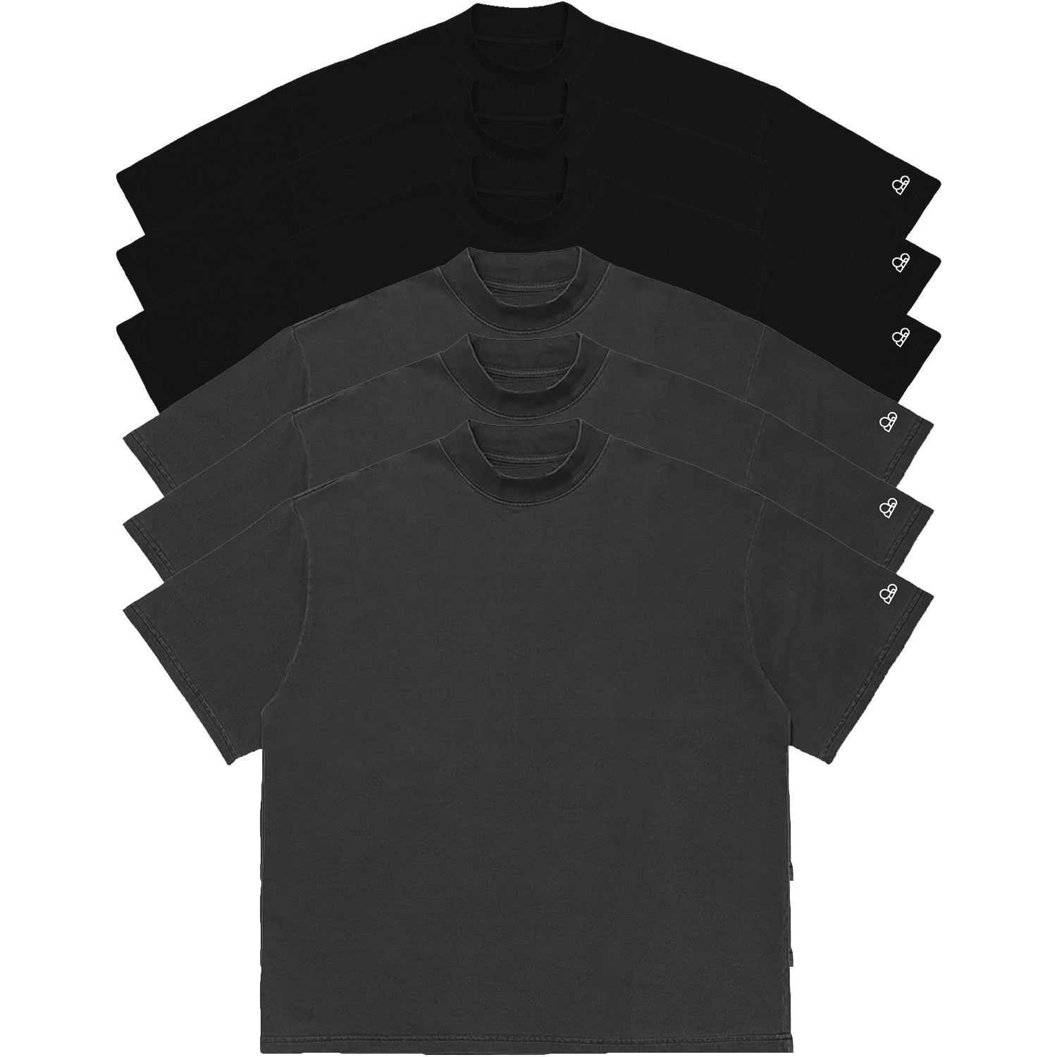 Kit com 6 Camisetas WNC Oversized