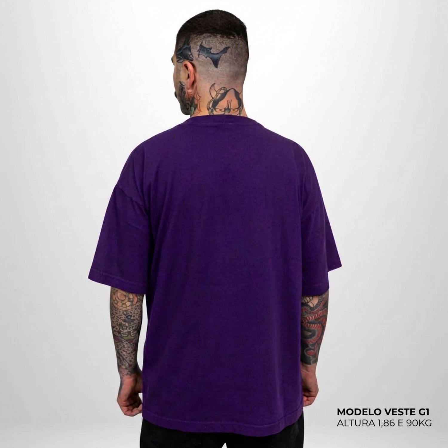 Camiseta Oversized WNC Lisa Roxo