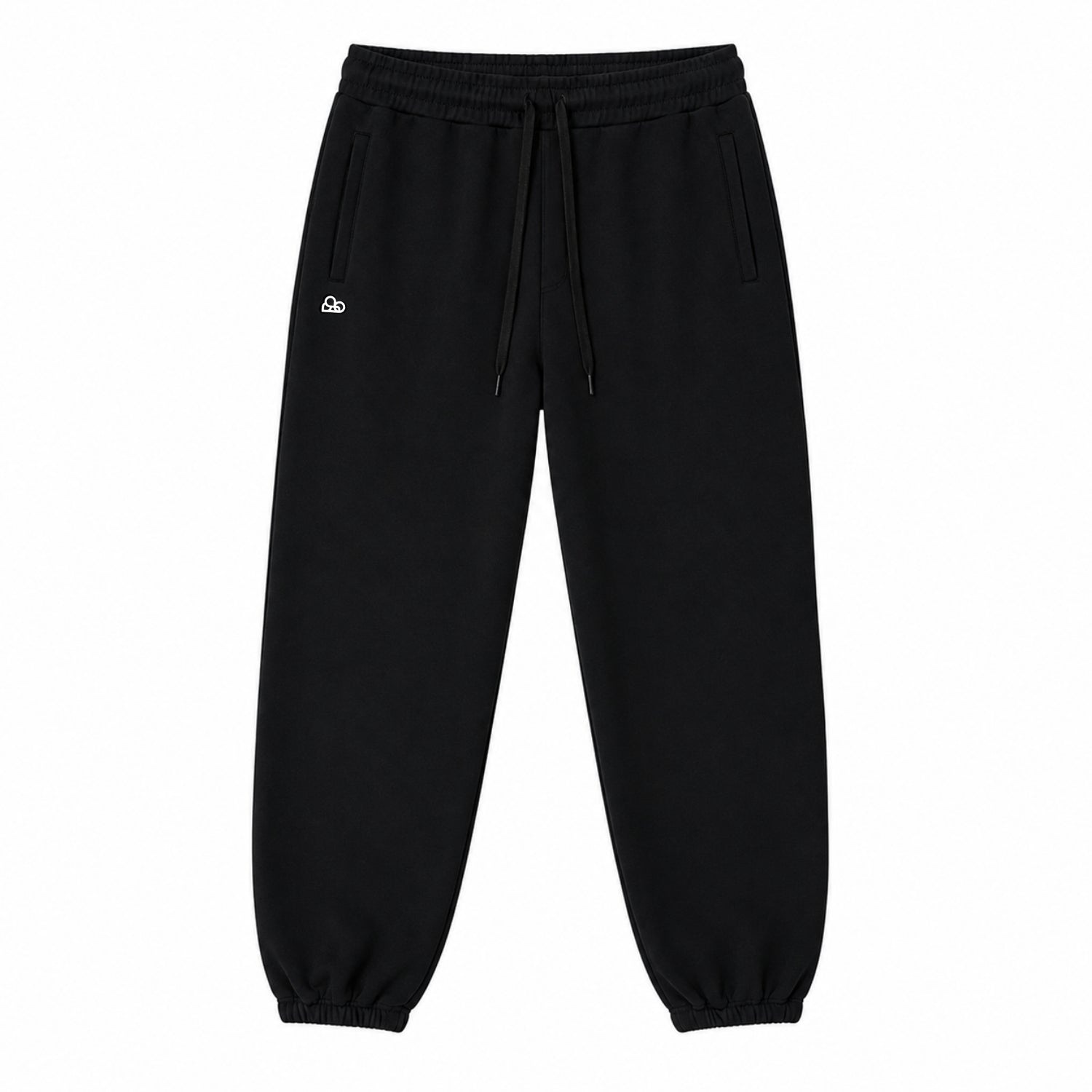 Calça Moletom Comfort Oversized Preta