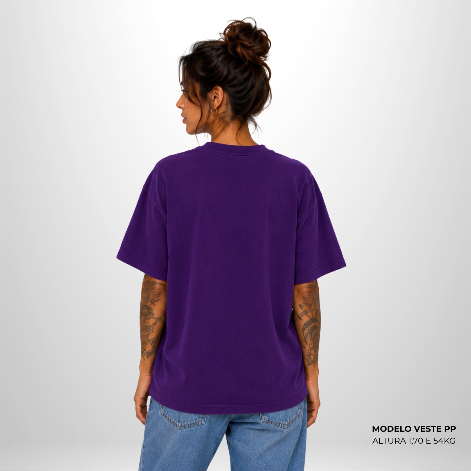 Camiseta Oversized WNC Lisa Roxo