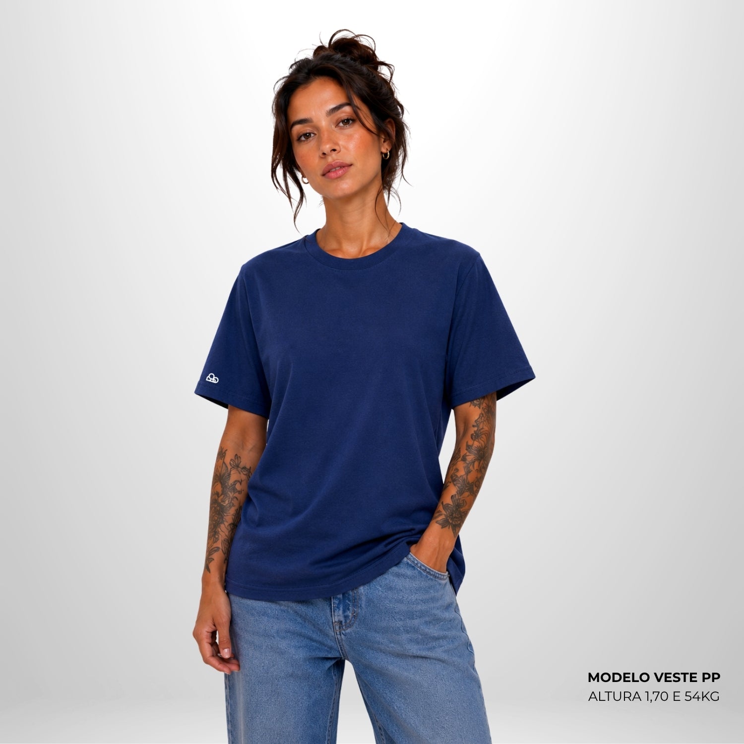 Camiseta Basic WNC Lisa Azul Marinho