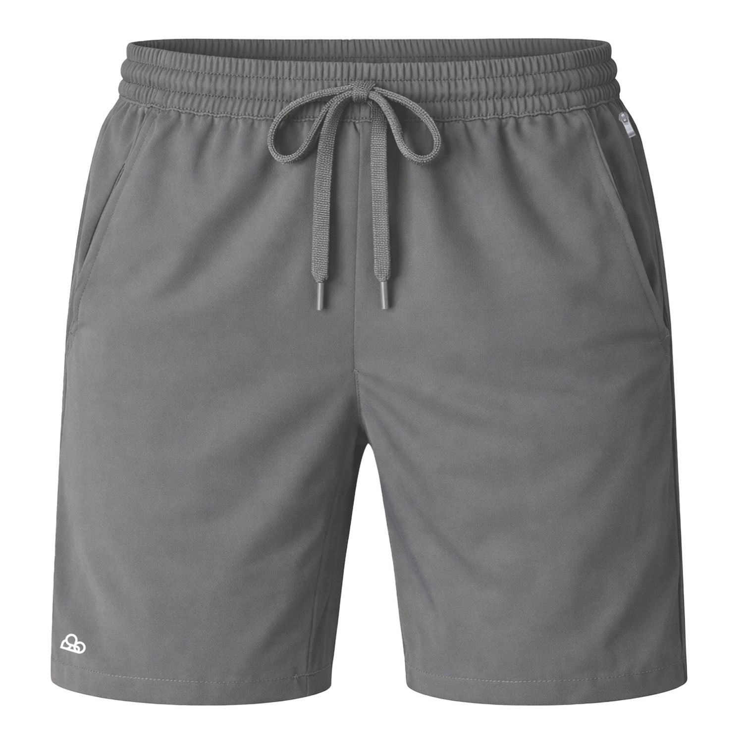 Short WNC Poliamida com Zíper Cinza Escuro