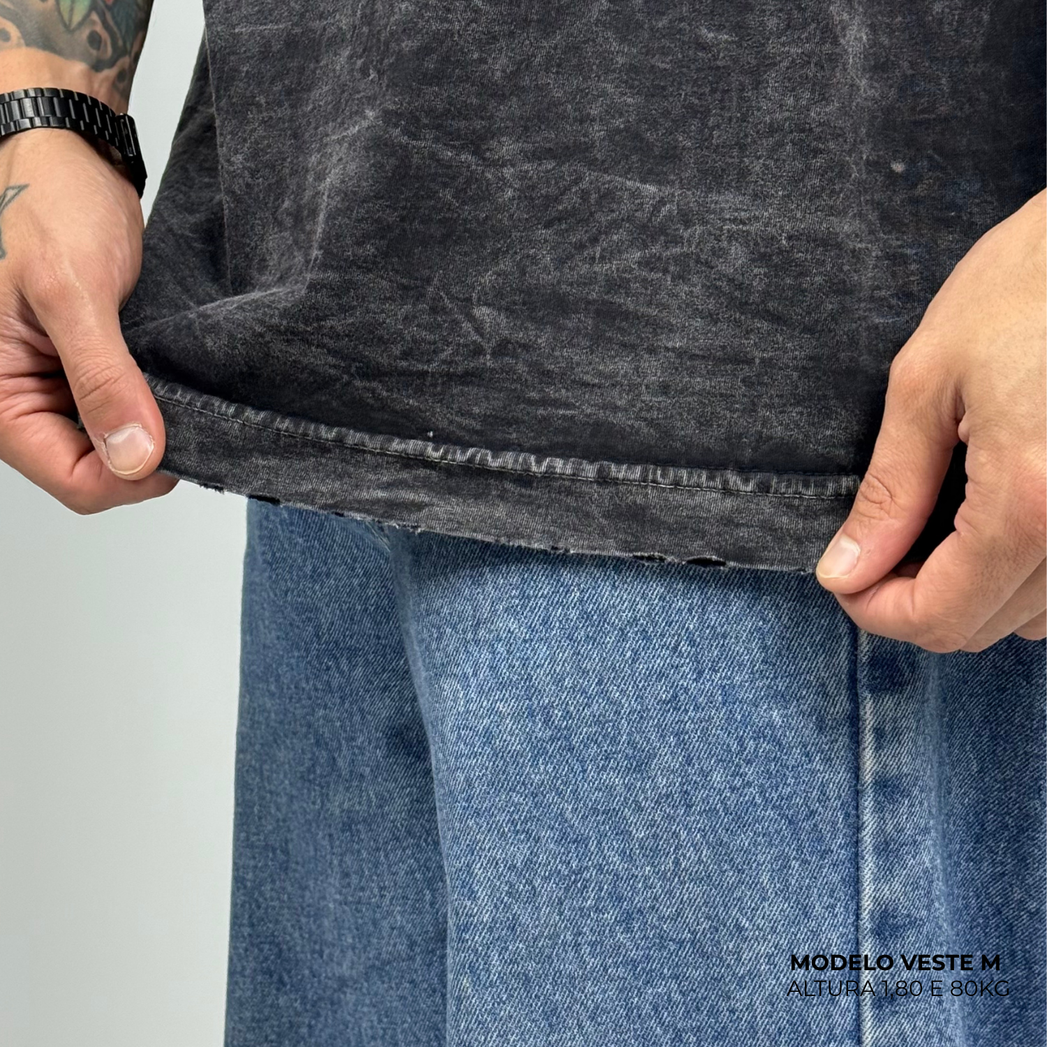 Camiseta Oversized Destroyed