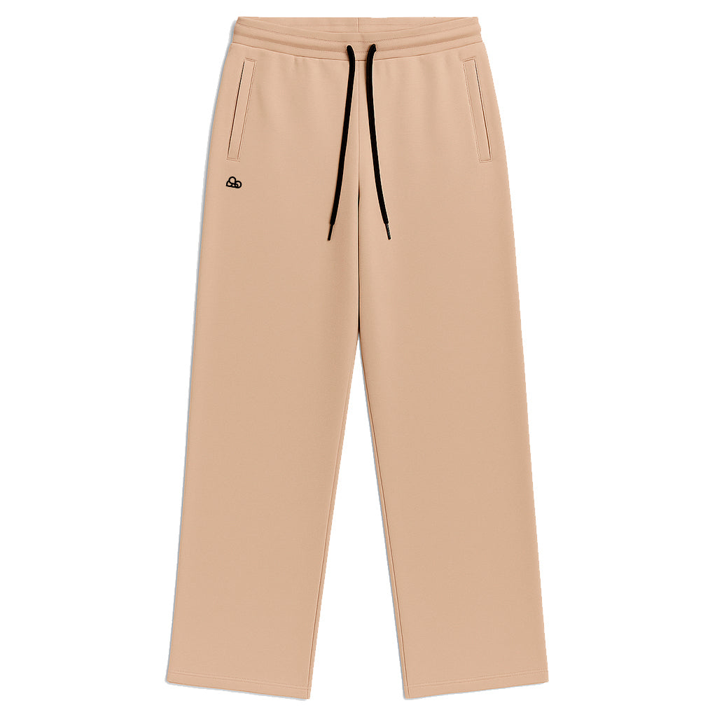 Calça Moletom Comfort Oversized Bege