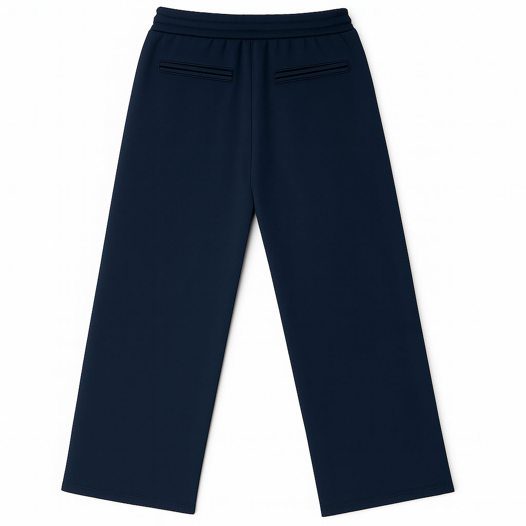 Calça Moletom Comfort Oversized Azul