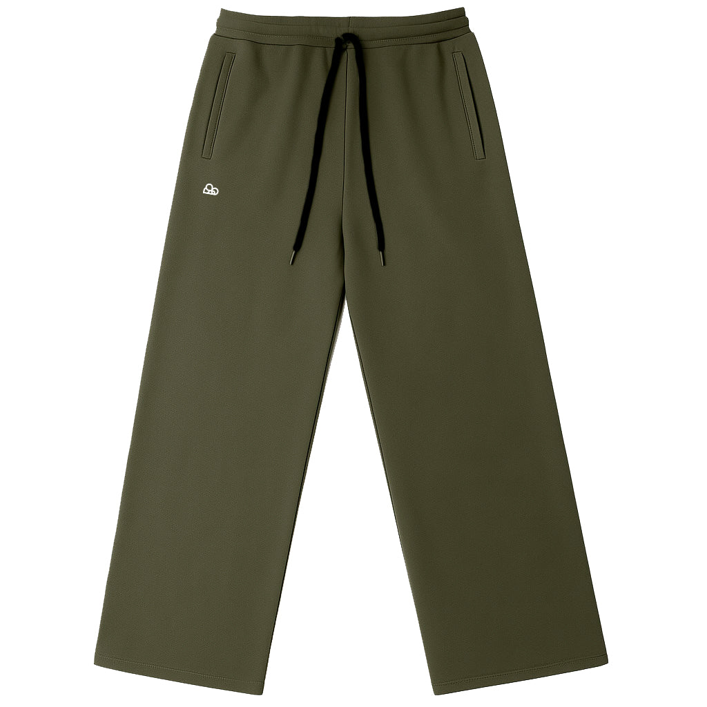 Calça Moletom Comfort Oversized Verde