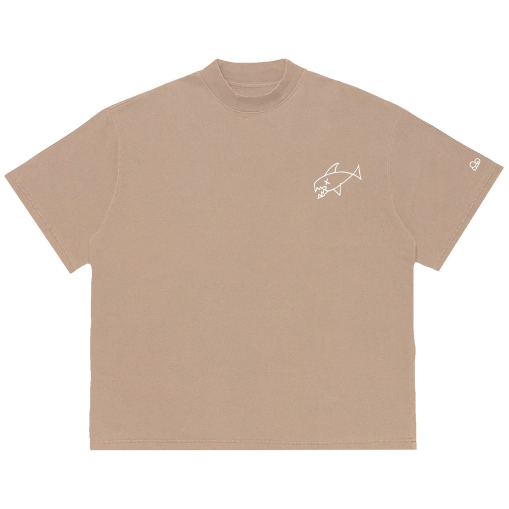 Camiseta Oversized Flipper Bege