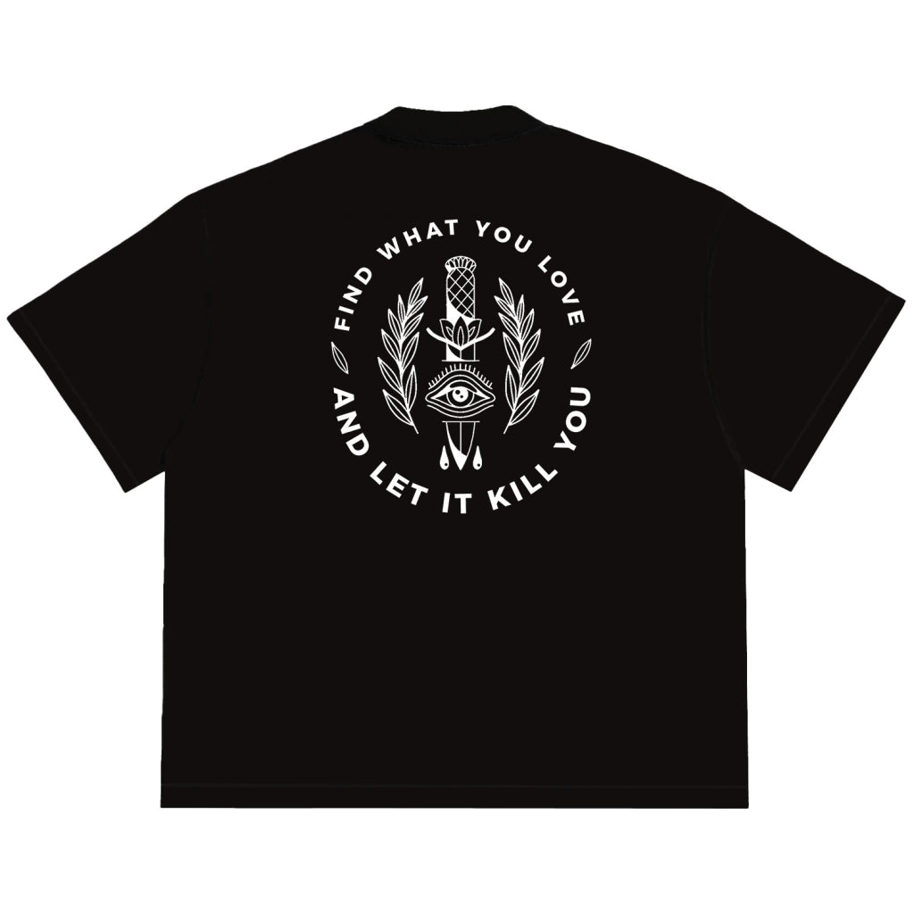 Camiseta Oversized Find What You Love Preto