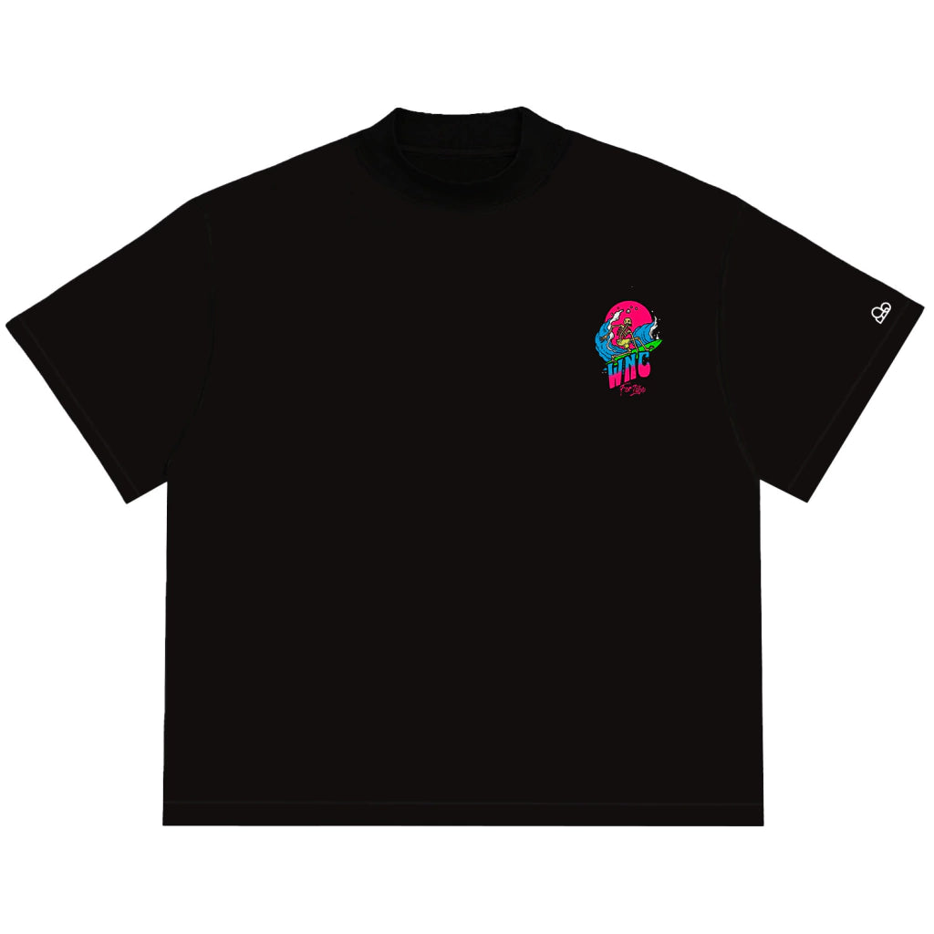 Camiseta Oversized WNC For Life Preta