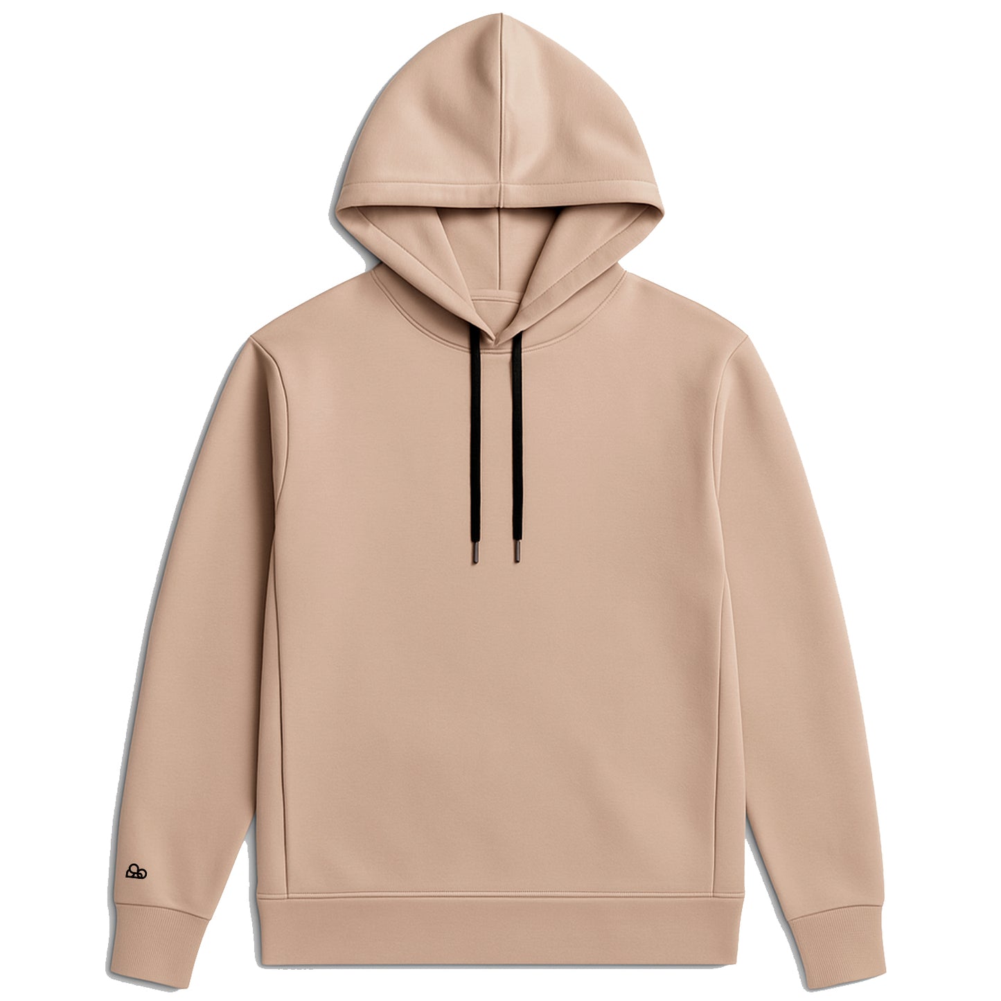 Moletom Comfort Canguru com Capuz Bege