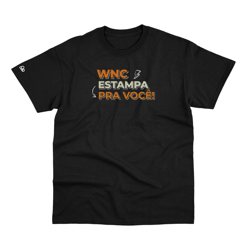 Camiseta Basic Personalizada Preta