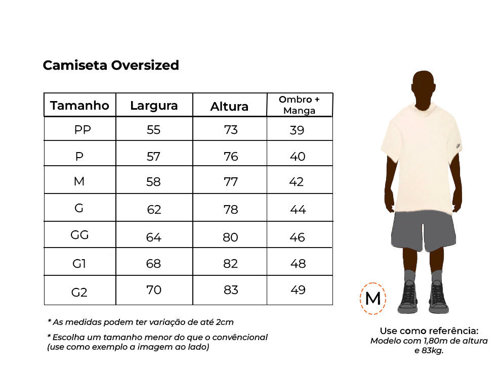 Camiseta Oversized Flipper Bege