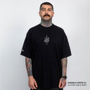 Camiseta Oversized Rose Knife Preto