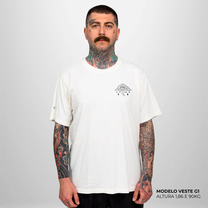 Camiseta Basic WNC Sad Cloud Off White