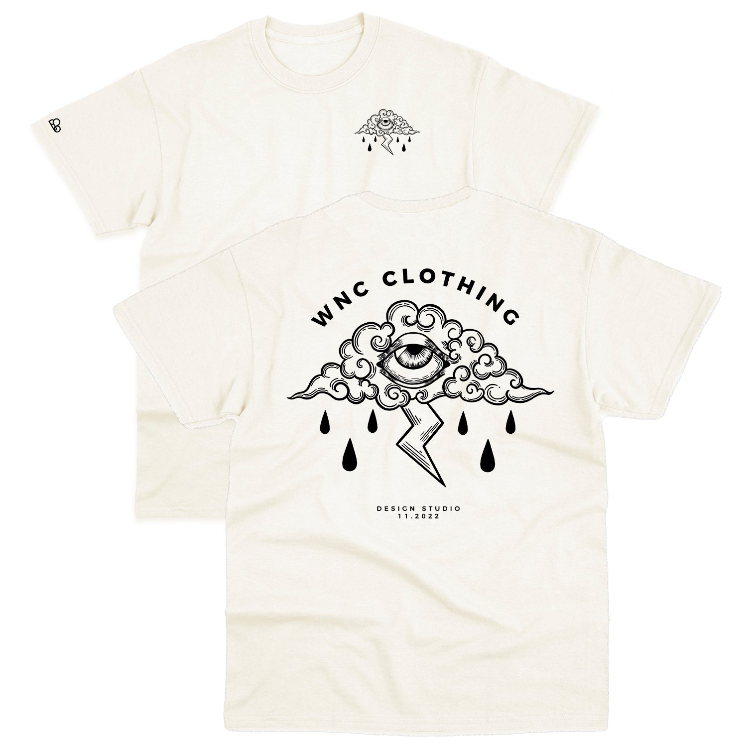 Camiseta Basic WNC Sad Cloud Off White