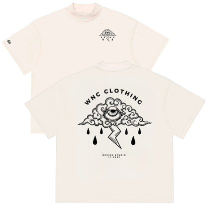 Camiseta Oversized Sad Cloud Off White