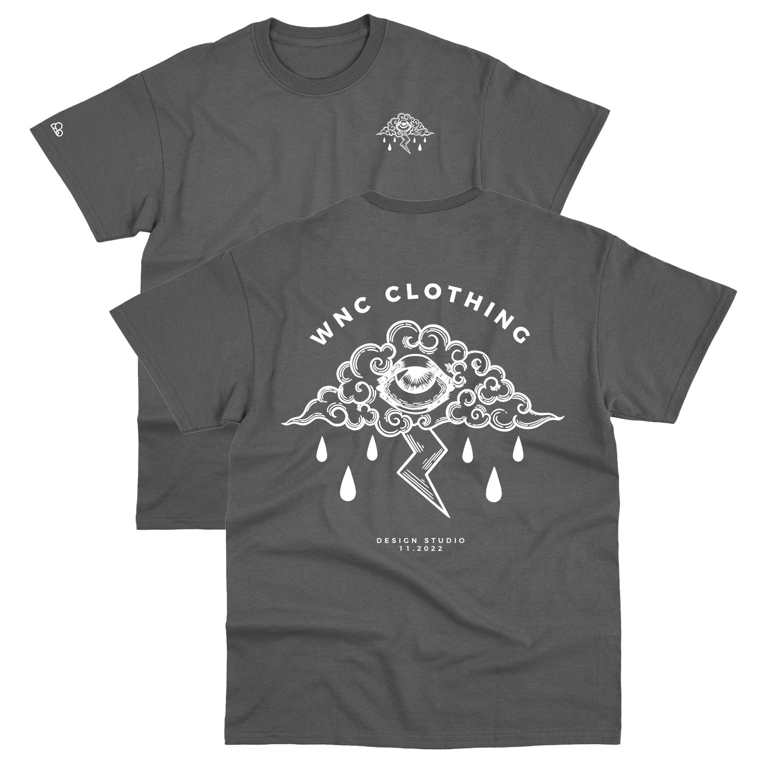 Camiseta Basic WNC Sad Cloud Cinza