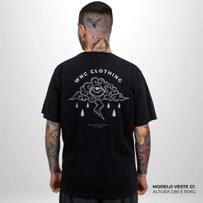 Camiseta Basic WNC Sad Cloud Preto