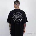 Camiseta Oversized Sad Cloud Preto
