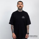 Camiseta Oversized Sad Cloud Preto