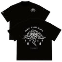 Camiseta Oversized Sad Cloud Preto