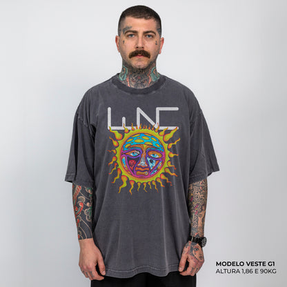 Camiseta Oversized Sublime Cinza