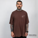 Camiseta Oversized Flipper Marrom