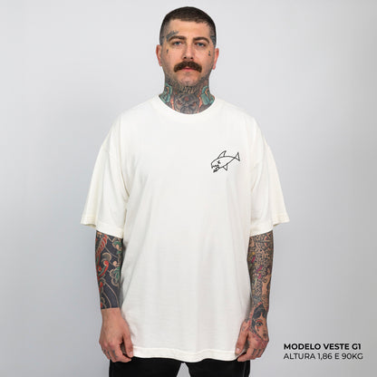 Camiseta Oversized Flipper Off White