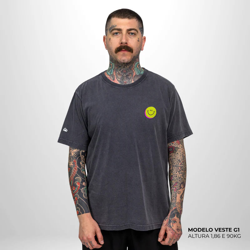 Camiseta Basic WNC Fuck Off Cinza