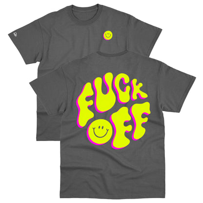 Camiseta Basic WNC Fuck Off Cinza