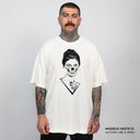 Camiseta Oversized WNC Girl Off White
