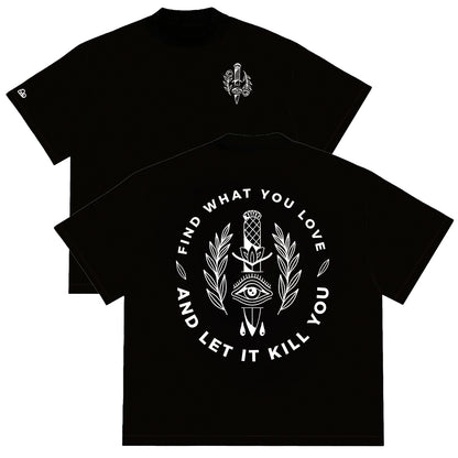 Camiseta Oversized Find What You Love Preto