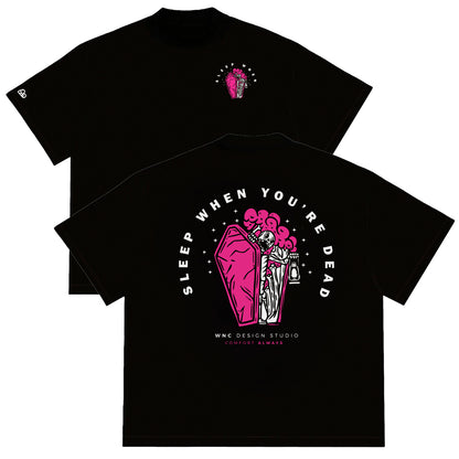 Camiseta Oversized Sleep When Preto