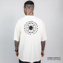 Camiseta Oversized Take Me Where Summer Never Ends Off White