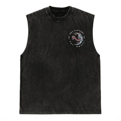 Regata Oversized WNC Skull Moon Preto Vintage